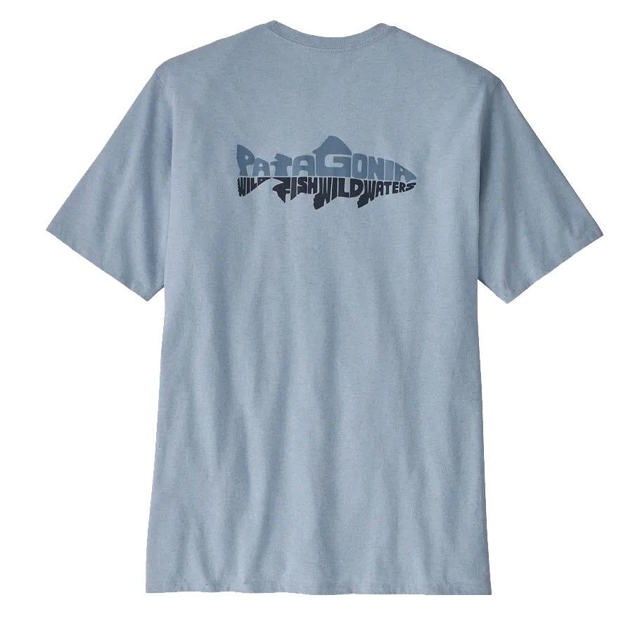Patagonia Wild Waterline Pocket Responsibili-Tee Steam Blue-2