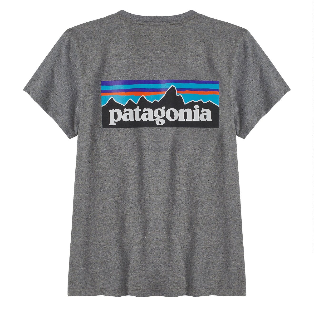 Patagonia Womens P-6 Logo Responsibili-Tee Gravel Heather-2