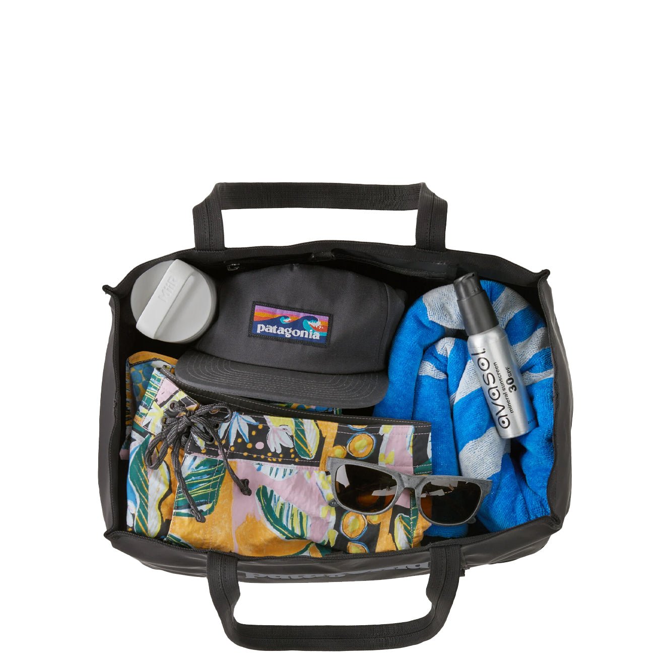 Patagonia Black Hole Tote 25L Black w/Black - The Sporting Lodge