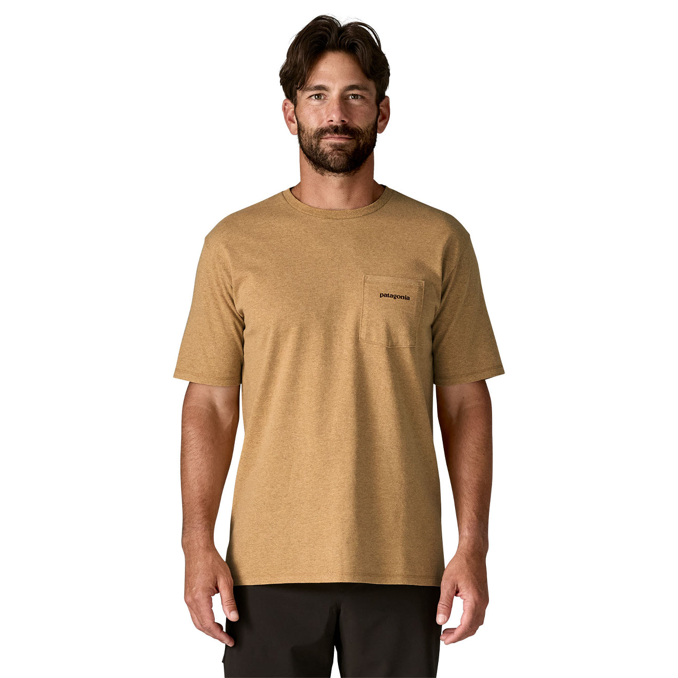 Patagonia Boardshort Logo Pocket Responsibili-Tee Talon Gold