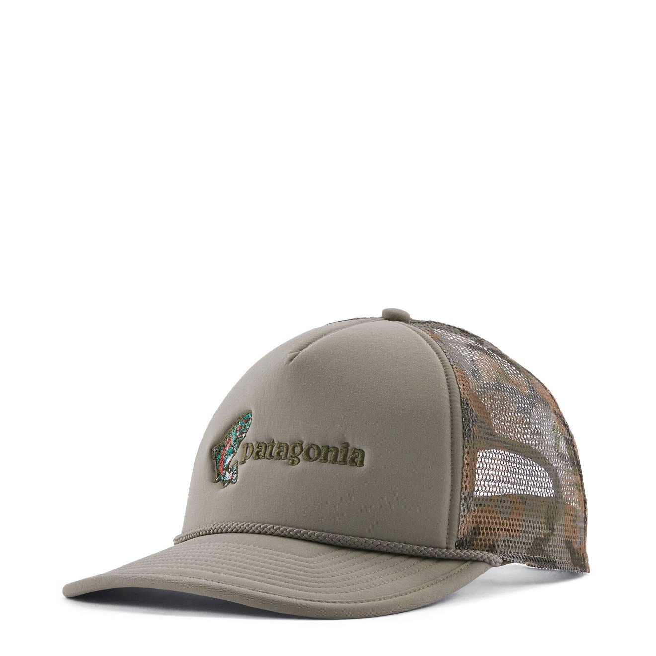 Patagonia Broadcaster Hat Fish Jump / River Rock Green - The Sporting Lodge