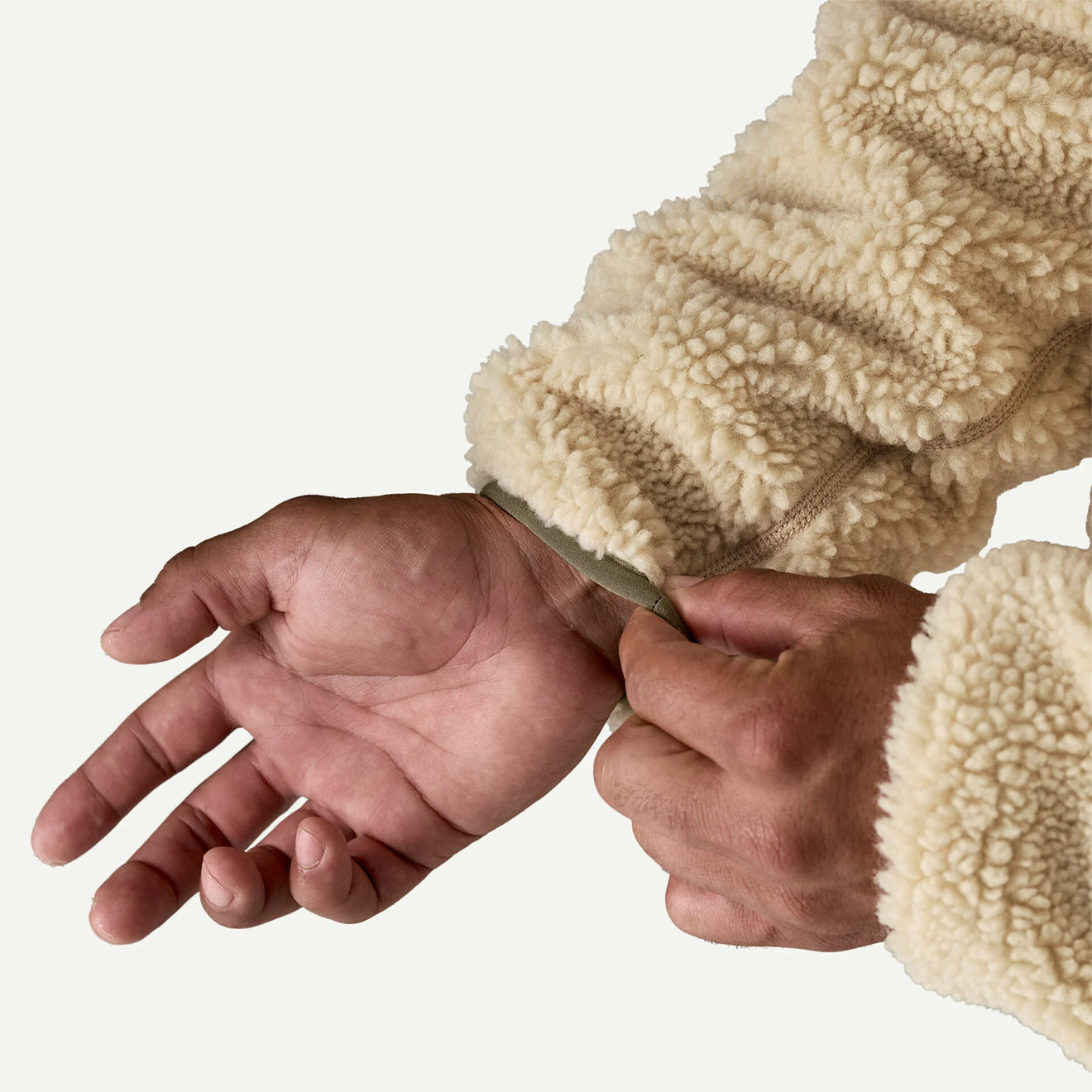 Patagonia Classic Retro-X Fleece Jacket Dark Natural w/Basin Green