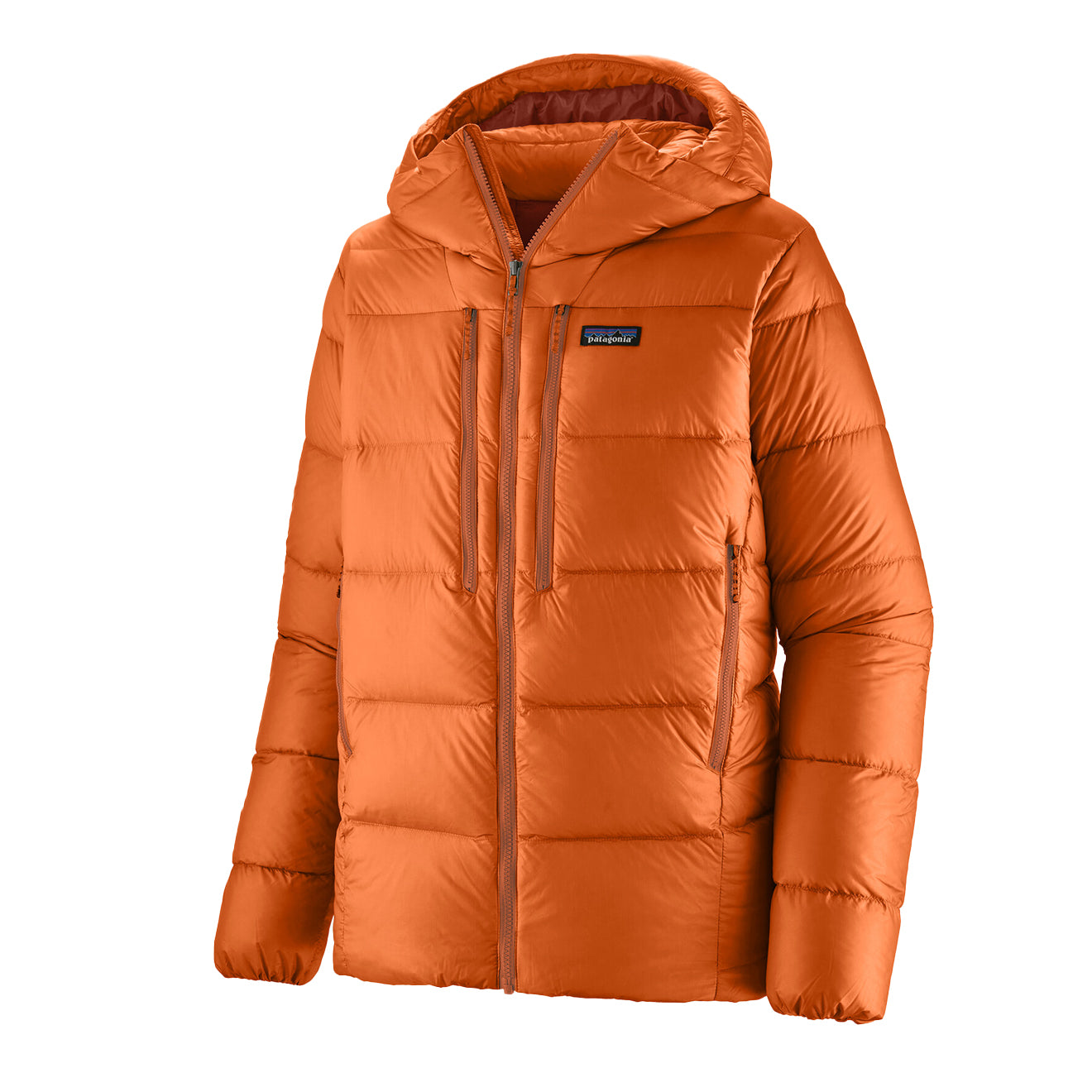Patagonia Fitz Roy Down Hoody Redtail Rust - The Sporting Lodge