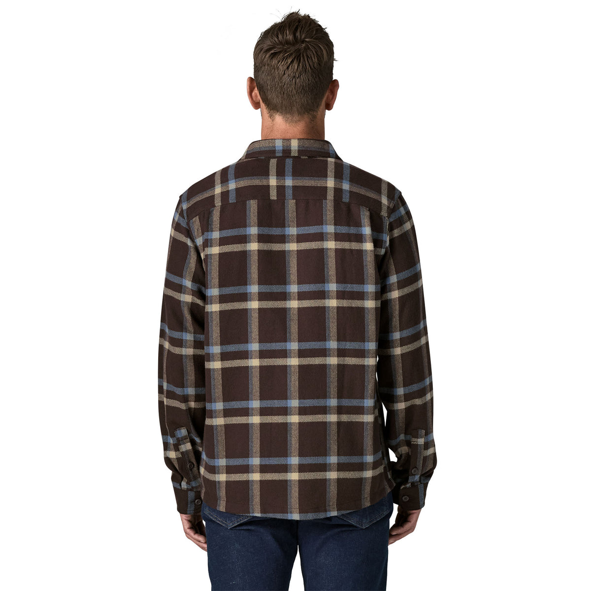Patagonia Fjord Flannel Shirt Crossing / Den Brown