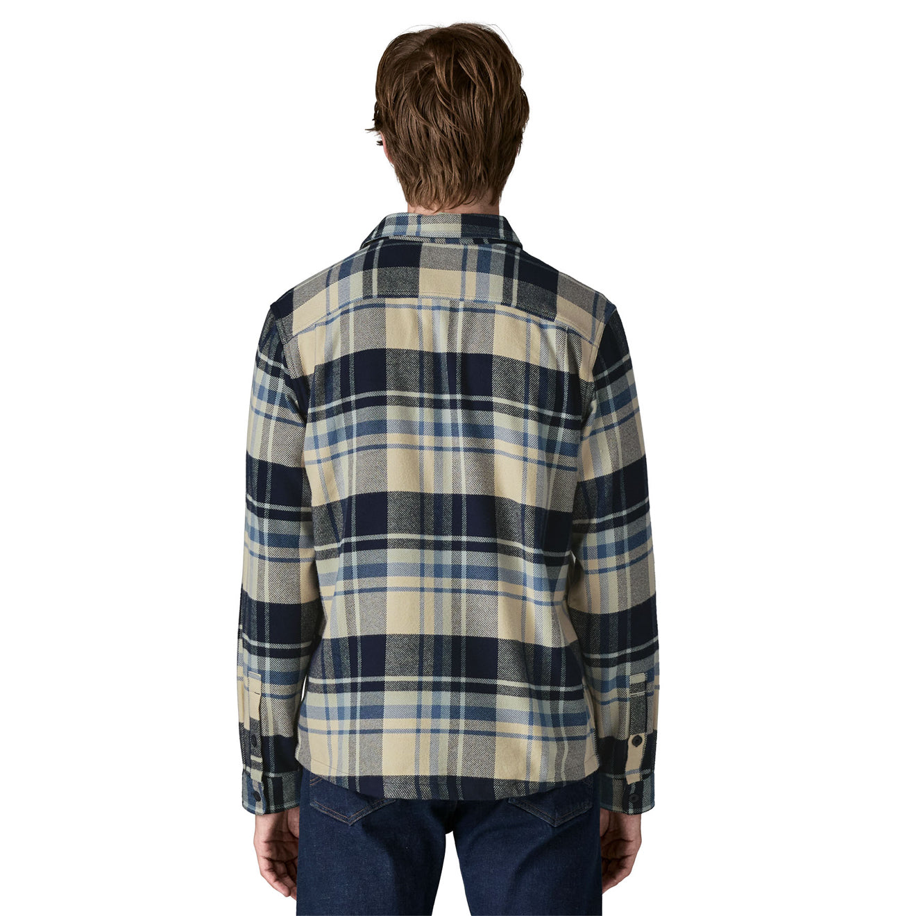 Patagonia Fjord Flannel Shirt Hibernate Sunken Blue