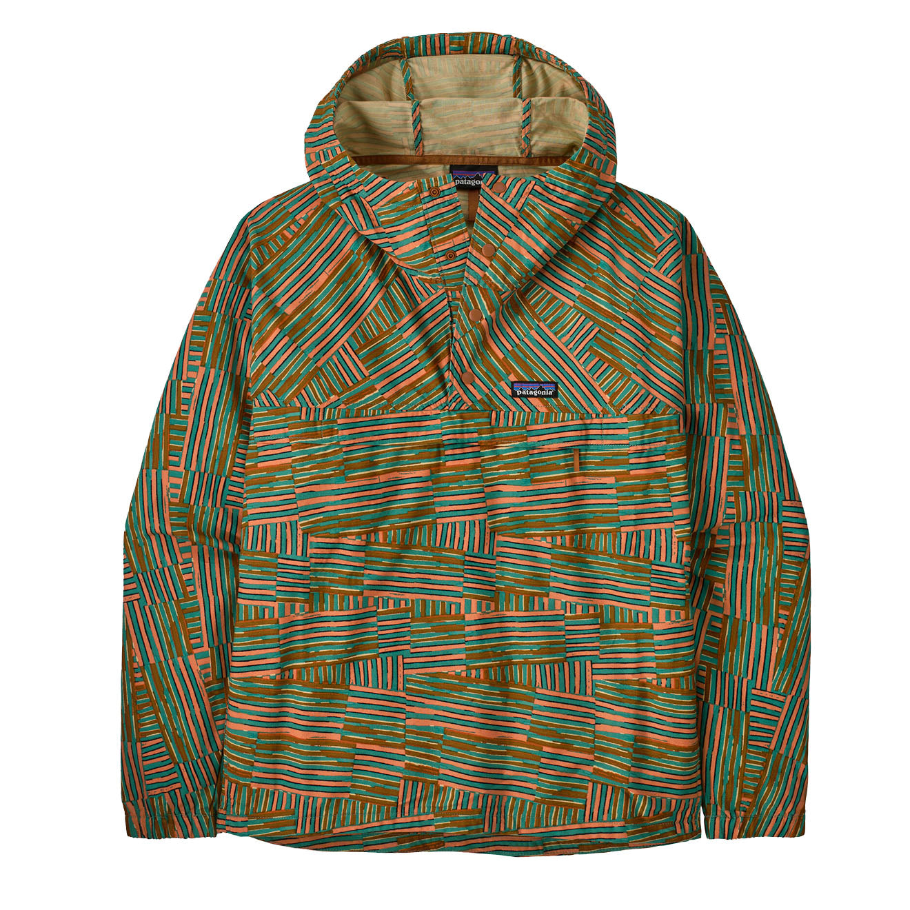 Patagonia Funhoggers Anorak Quilty Fitz / Heartleaf Green - The Sporting Lodge