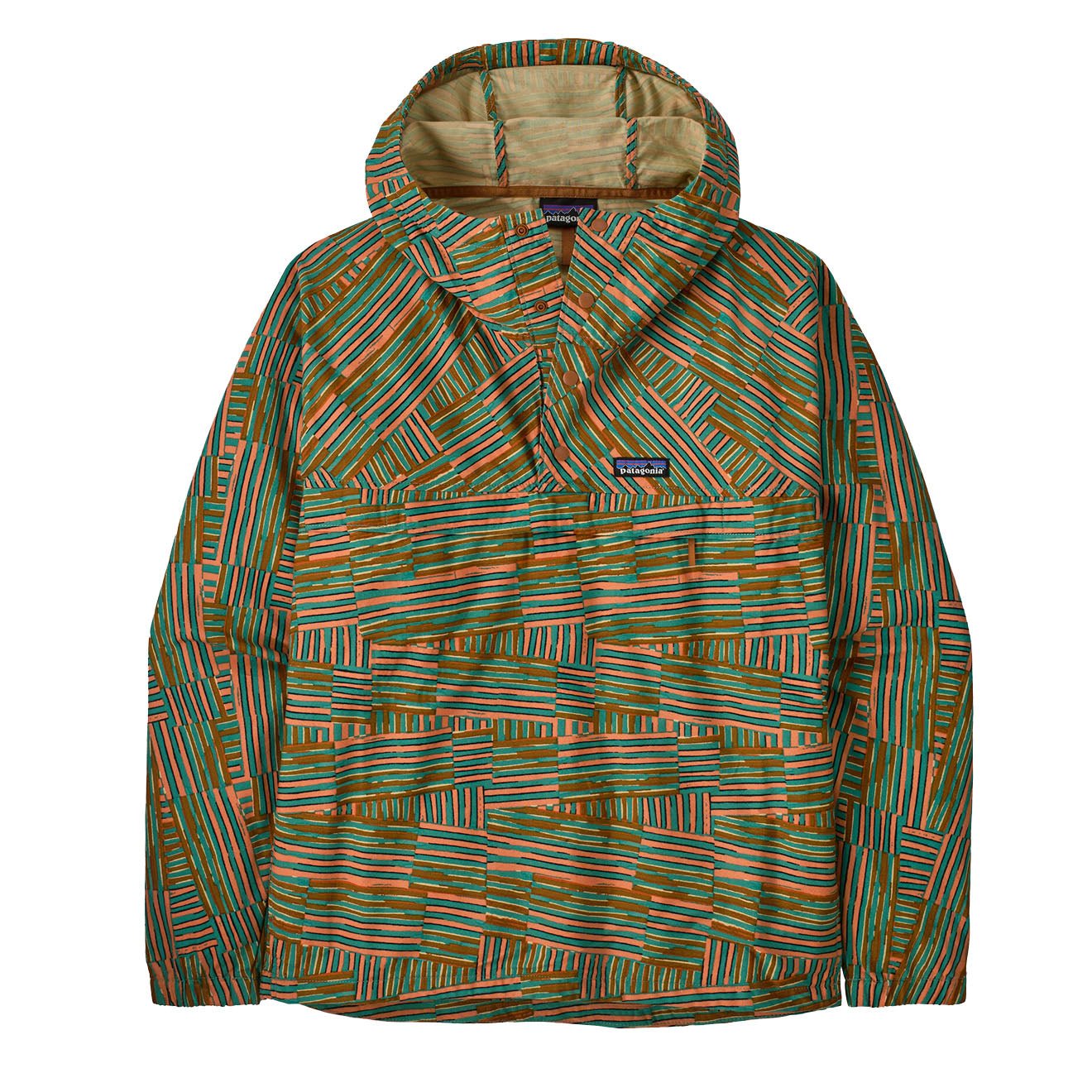 Patagonia Funhoggers Anorak Quilty Fitz / Heartleaf Green - The Sporting Lodge