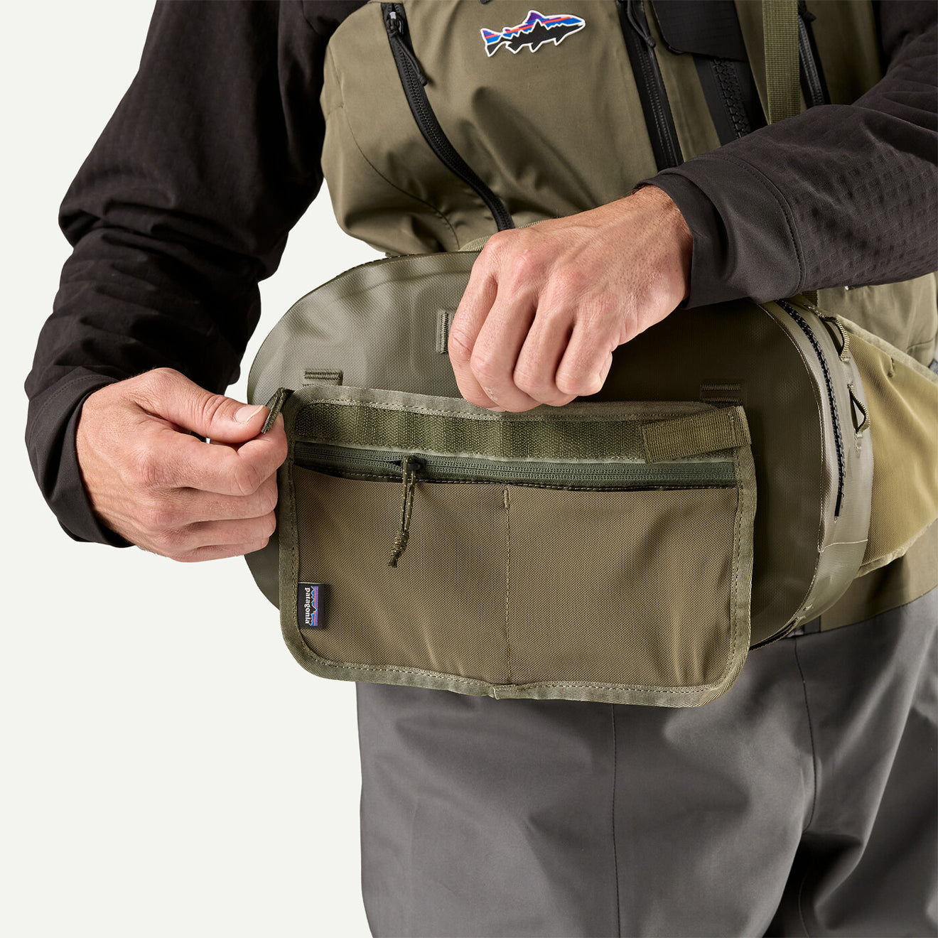 Patagonia Guidewater Hip Pack Basin Green - The Sporting Lodge