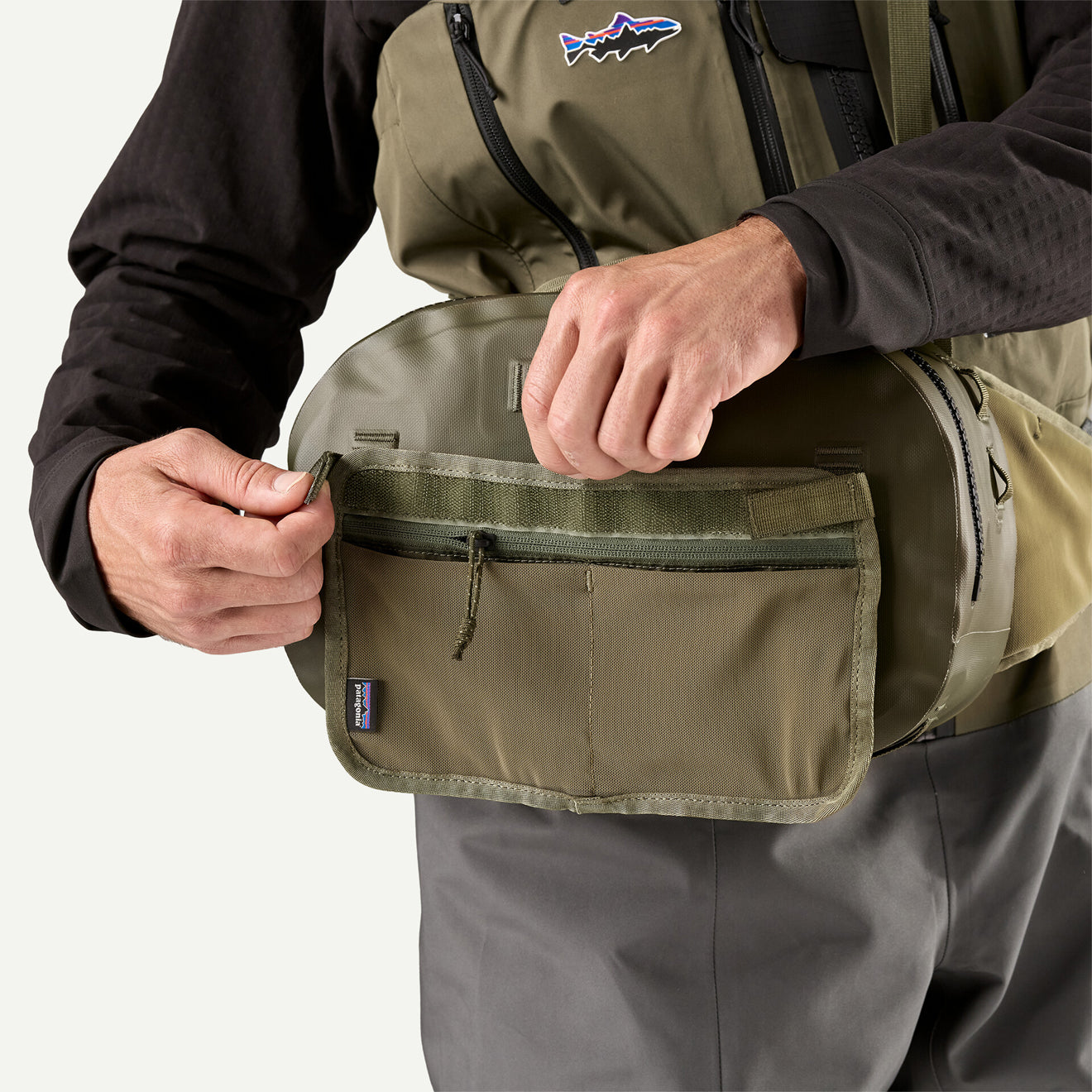 Patagonia Guidewater Hip Pack Pigeon Blue - The Sporting Lodge