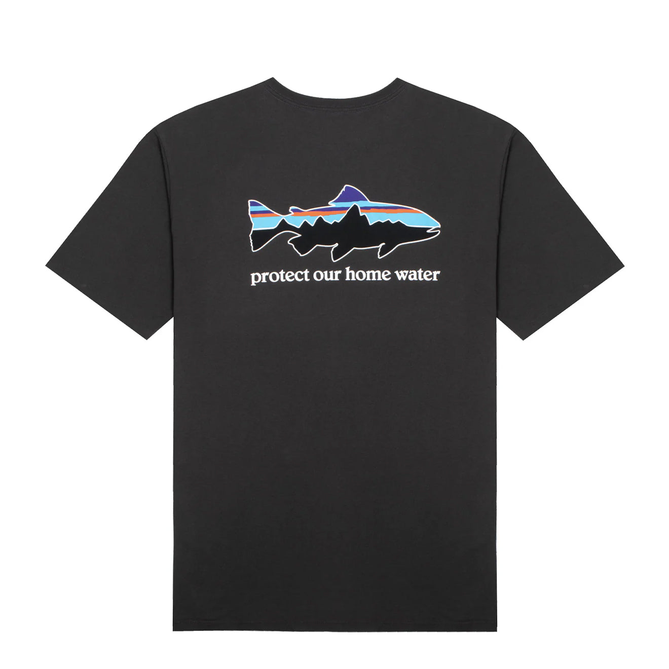 Patagonia Home Water Trout Organic T-Shirt Ink Black