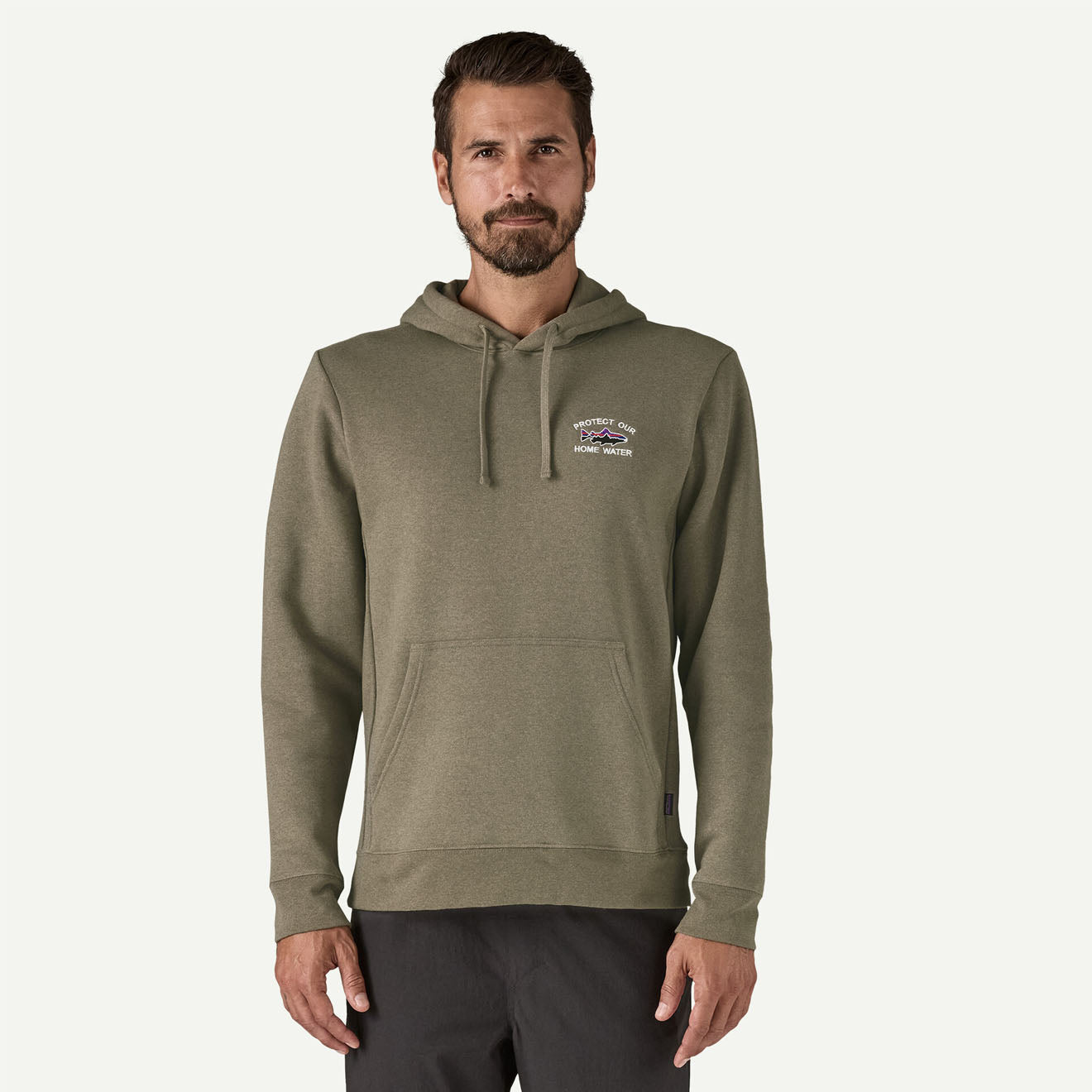 Patagonia Home Water Trout Uprisal Hoody River Rock Green - The Sporting Lodge