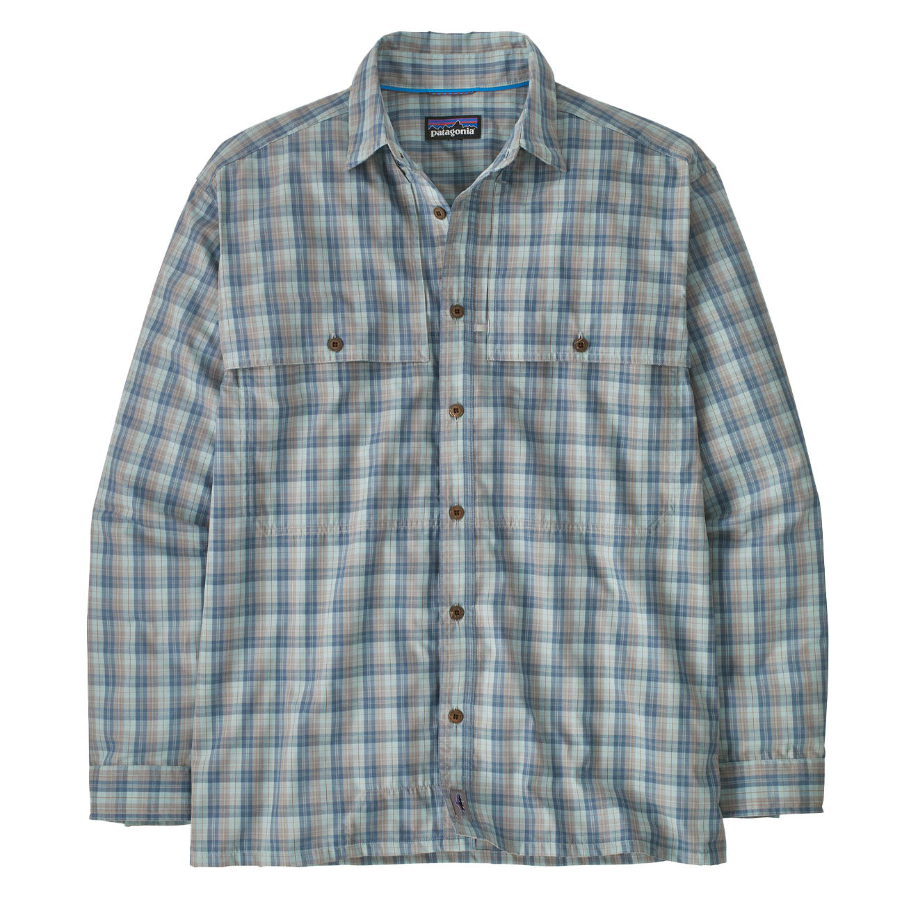 Patagonia L/S Island Hopper Shirt Dipper / Utility Blue - The Sporting Lodge