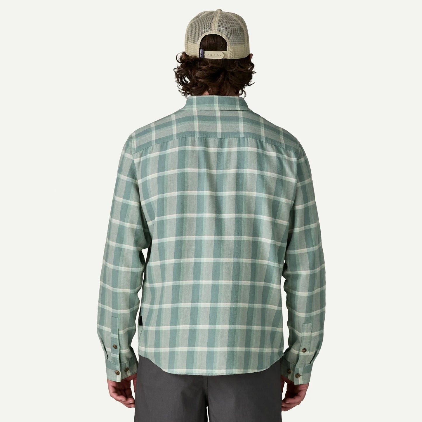 Patagonia L/S LW Fjord Flannel Shirt Builder Weathered Stone