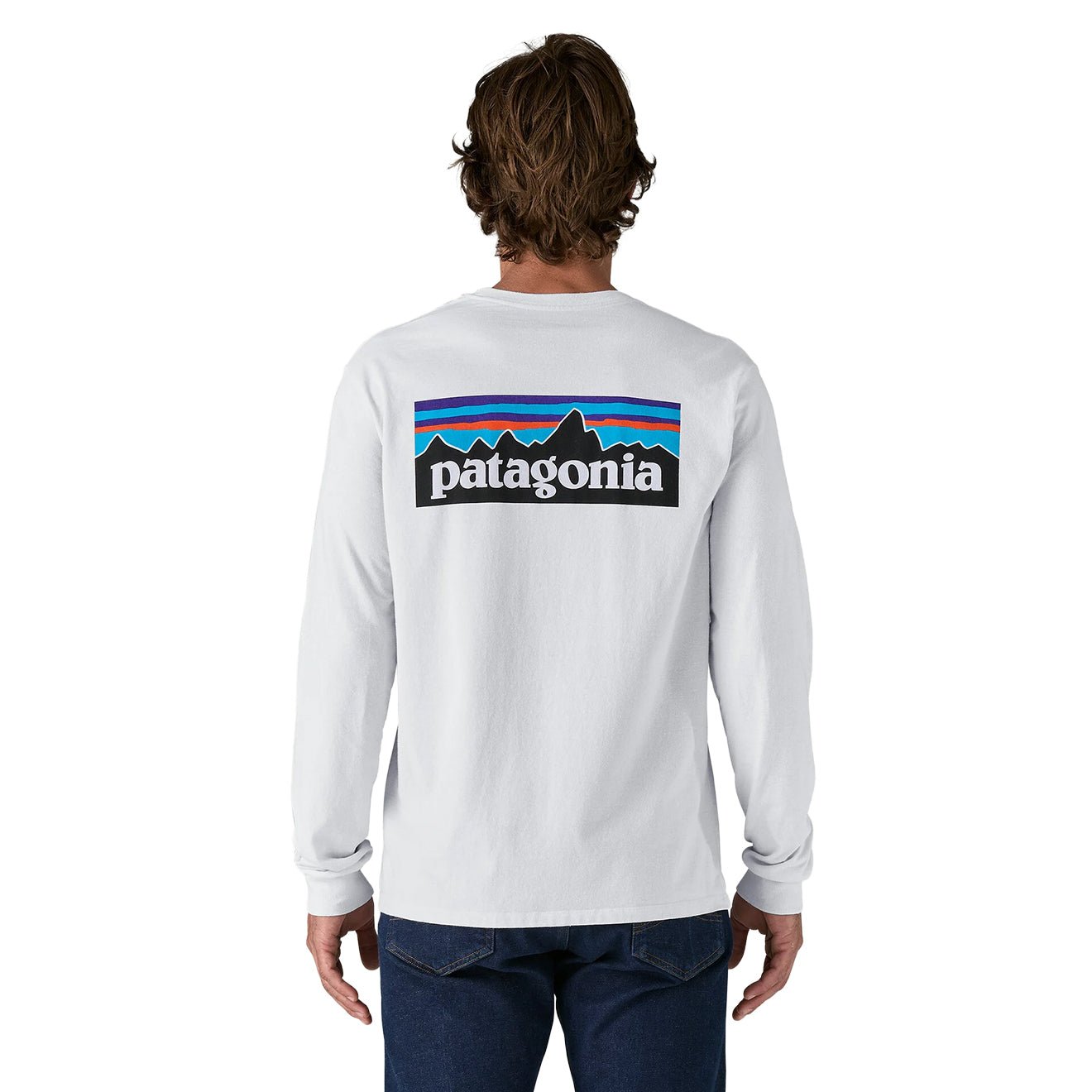 Patagonia L/S P-6 Logo Responsibili-Tee Cascade Green - The Sporting Lodge