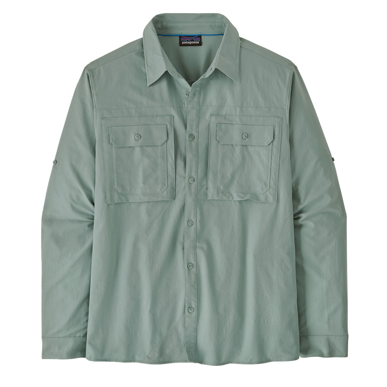 Patagonia L/S Self Guided Sun Shirt Thermal Blue - The Sporting Lodge