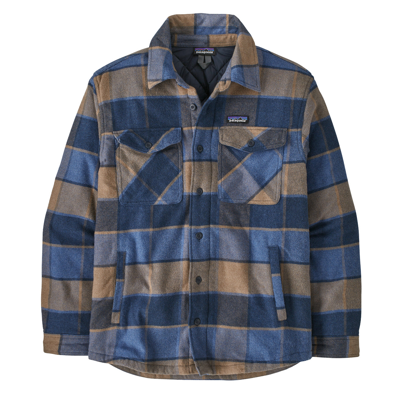 Patagonia Lightweight Insulated Fjord Flannel Shirt William / Smolder Blue - The Sporting Lodge