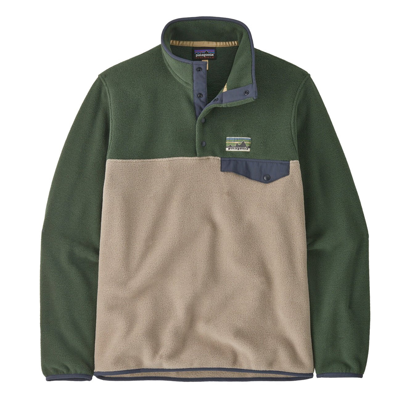 Patagonia Lightweight Synch Snap - T Pullover Seabird Grey - The Sporting Lodge