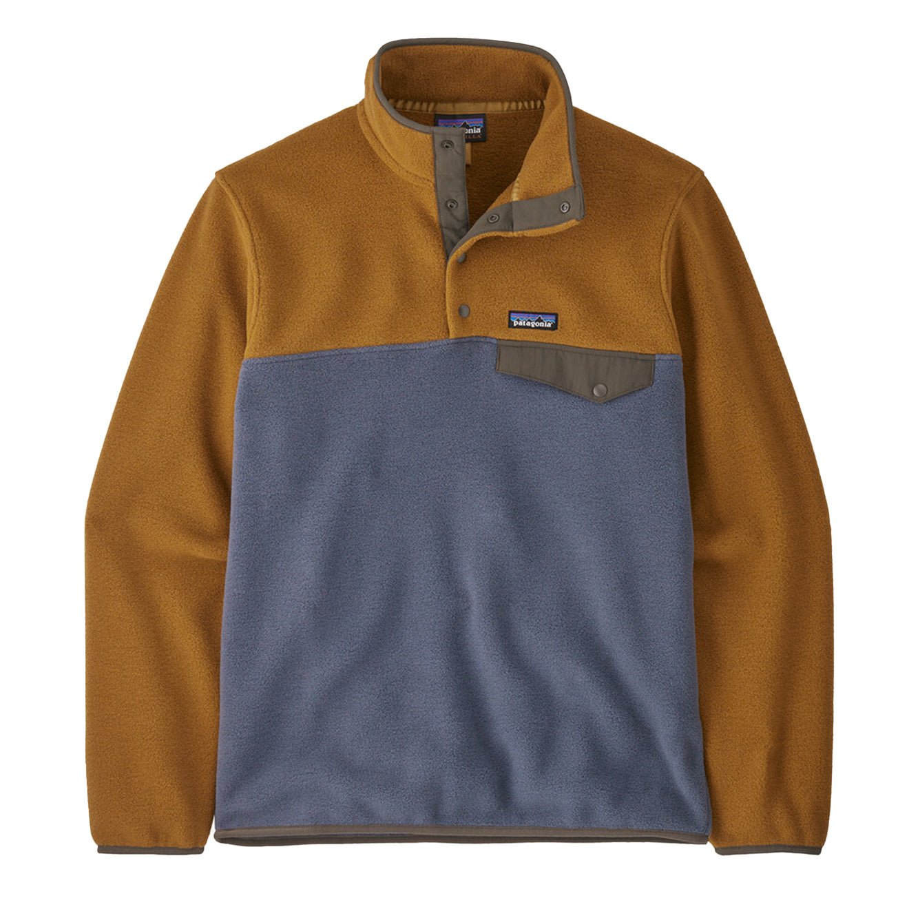 Patagonia Lightweight Synch Snap - T Pullover Shelter Brown - The Sporting Lodge