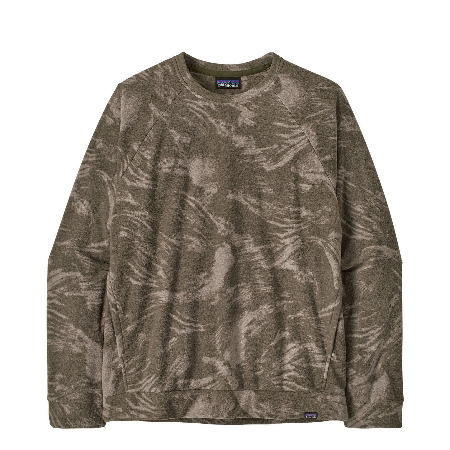 Patagonia Micro D Fleece Crewneck Polar Breeze / Basin Green
