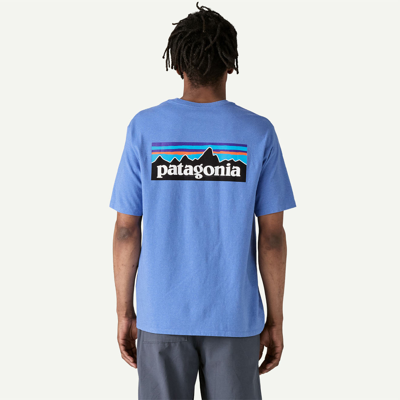 Patagonia P-6 Logo Responsibili-Tee Abundant Blue - The Sporting Lodge