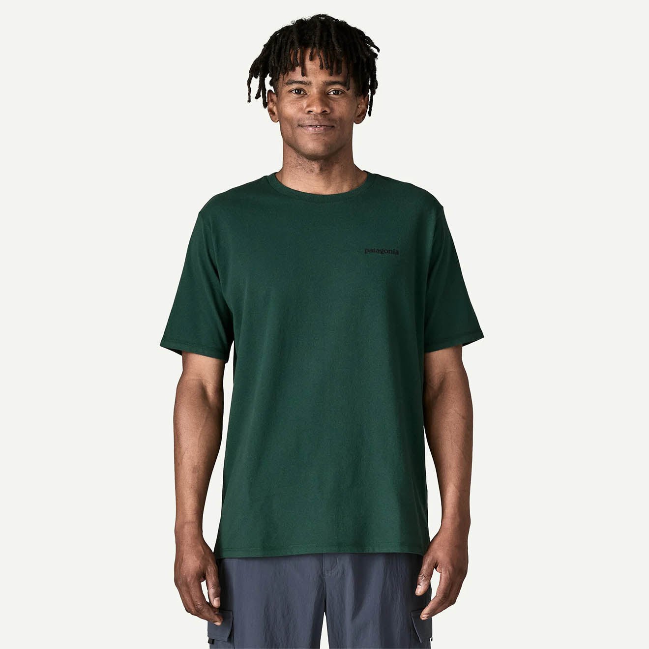 Patagonia P-6 Logo Responsibili-Tee Cascade Green - The Sporting Lodge