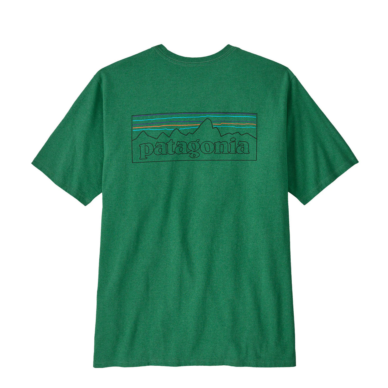Patagonia P-6 Logo Responsibili-Tee P-6 Outline / Heartleaf Green - The Sporting Lodge