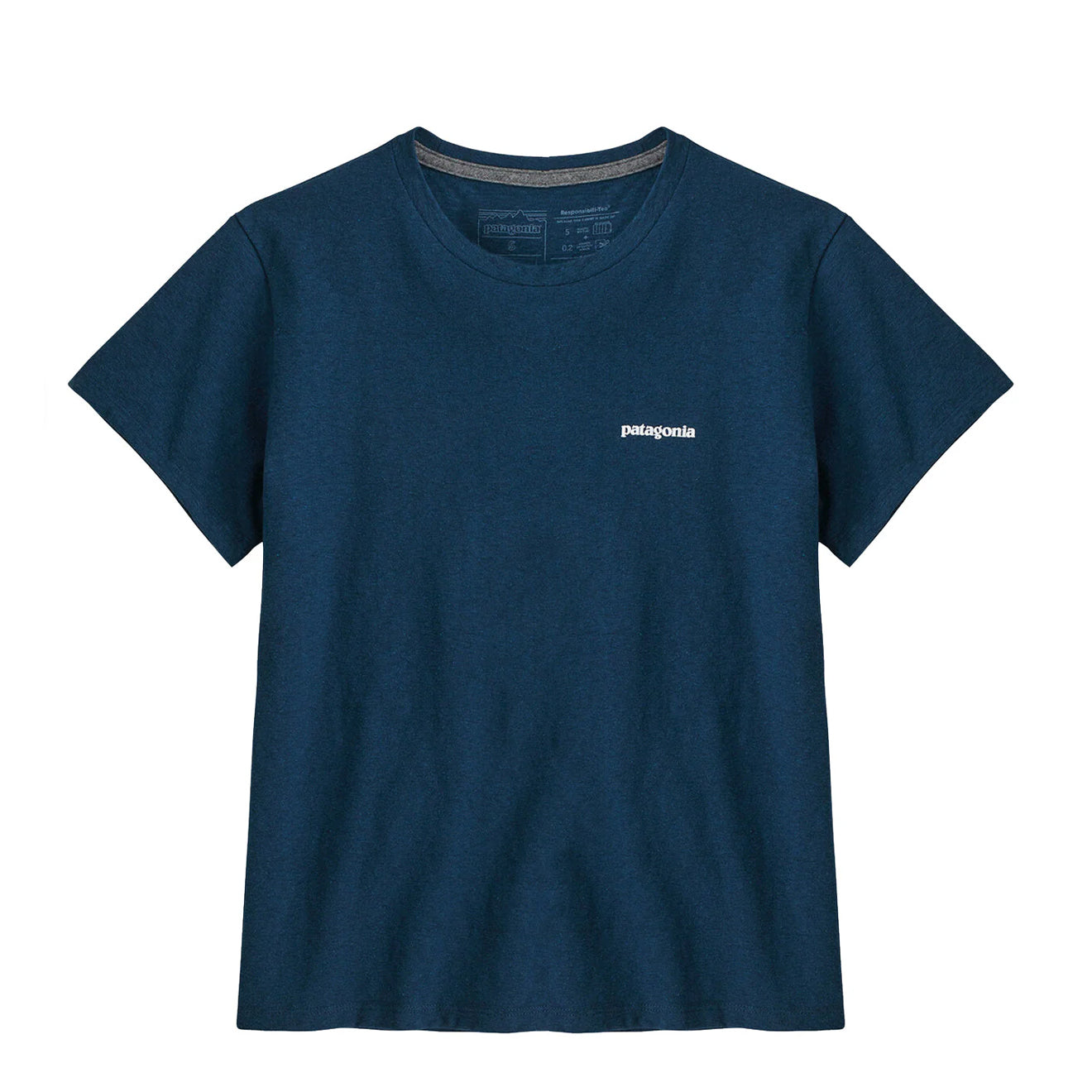 Patagonia P-6 Logo Responsibili Tee Tidepool Blue