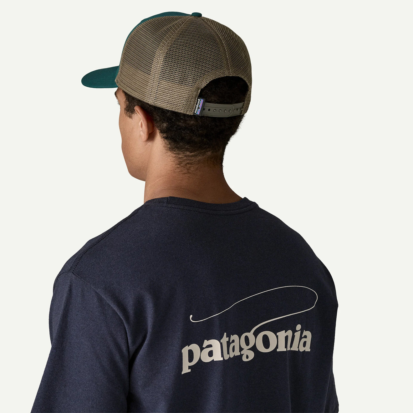 Patagonia P-6 Logo Trucker Hat Cascade Green