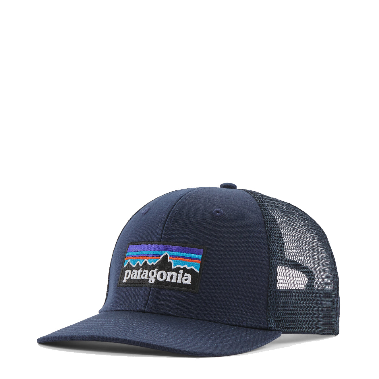 Patagonia P-6 Logo Trucker Hat New Navy - The Sporting Lodge