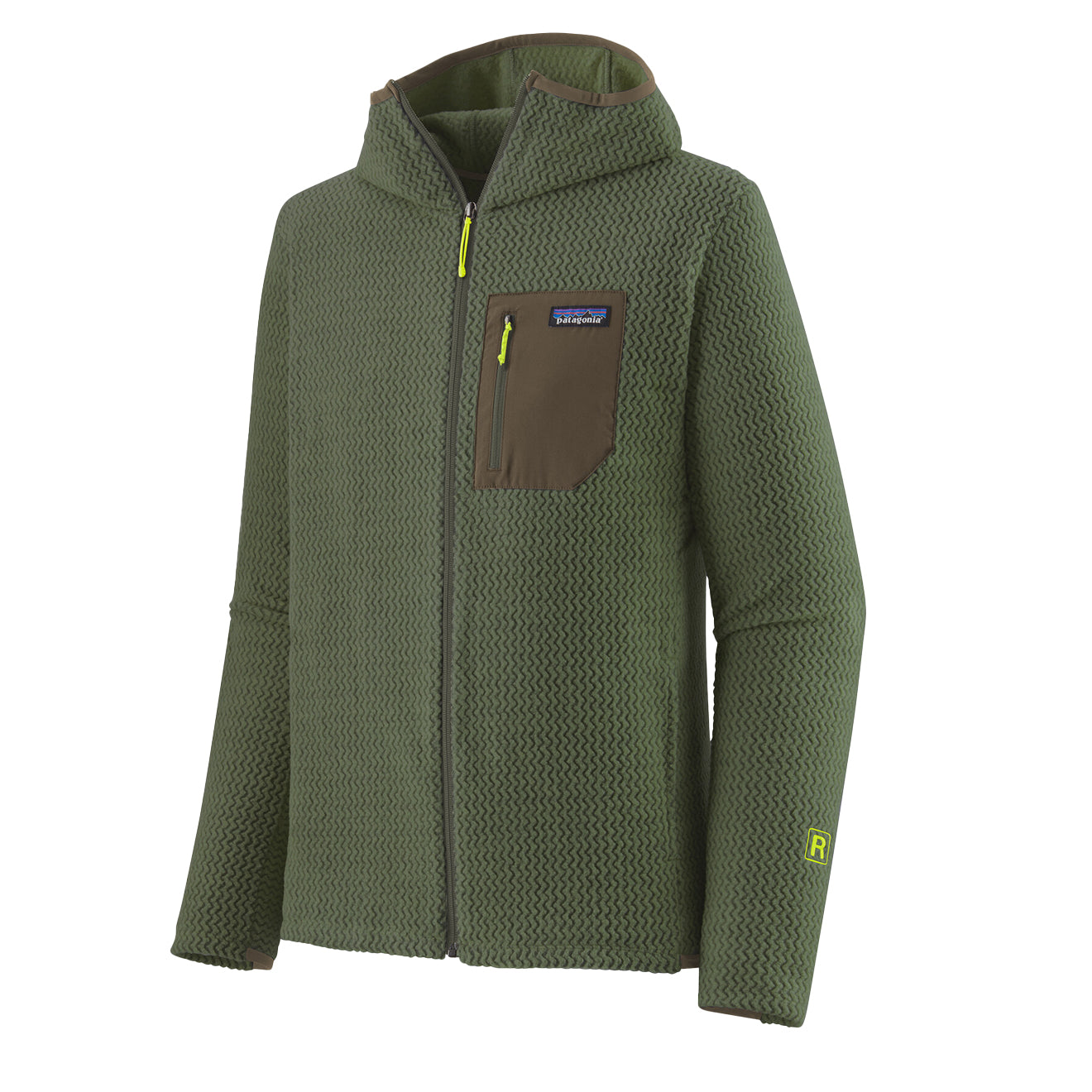 Patagonia R1 Air Full-Zip Hoody Torrey Pine Green - The Sporting Lodge