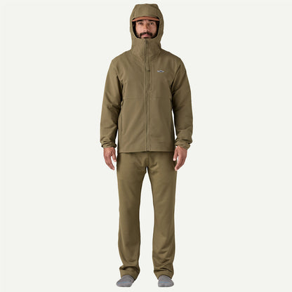 Patagonia R1 TechFace Fitz Roy Trout Hoody Dark Ash - The Sporting Lodge