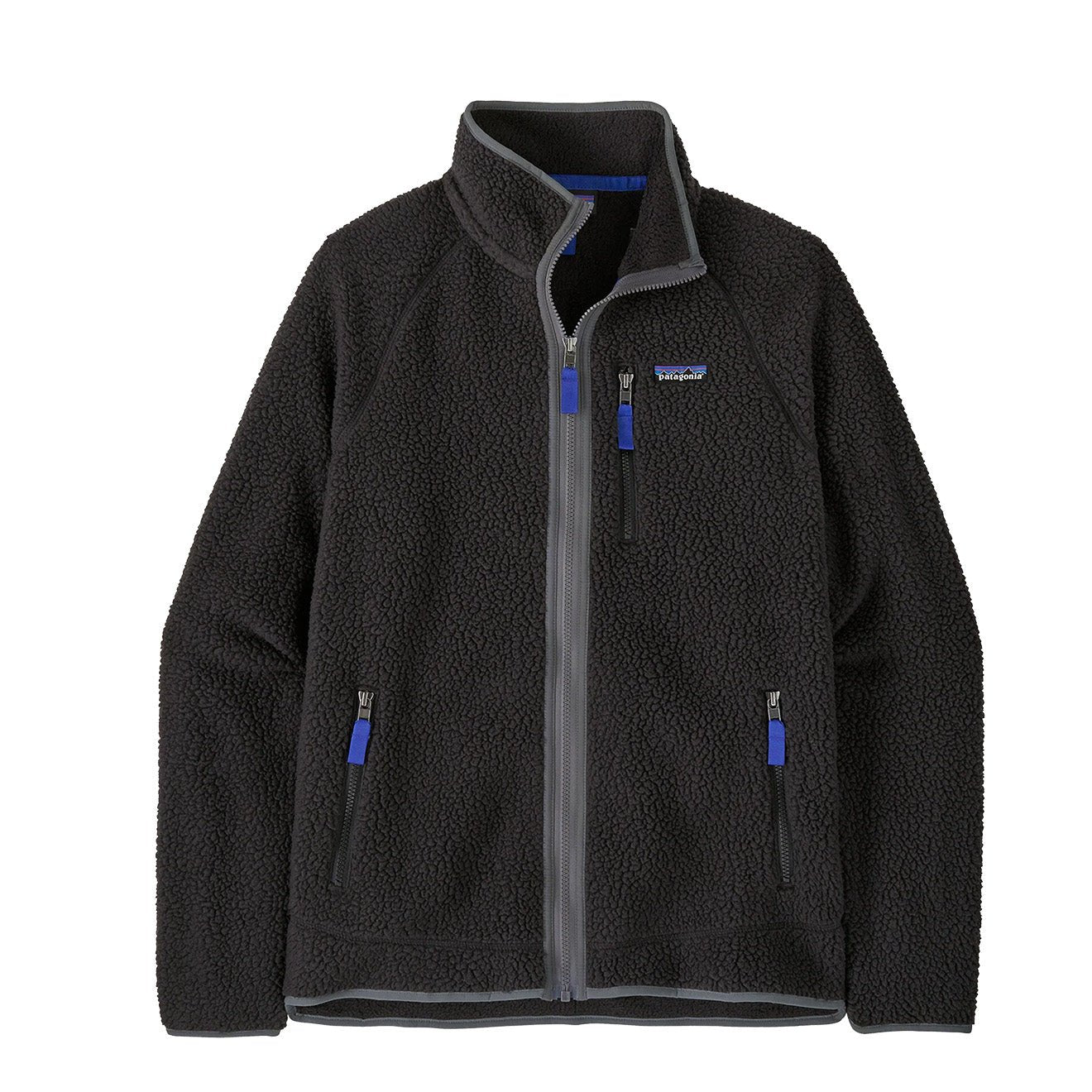 Patagonia Retro Pile Fleece Jacket Black / Forge Grey - The Sporting Lodge