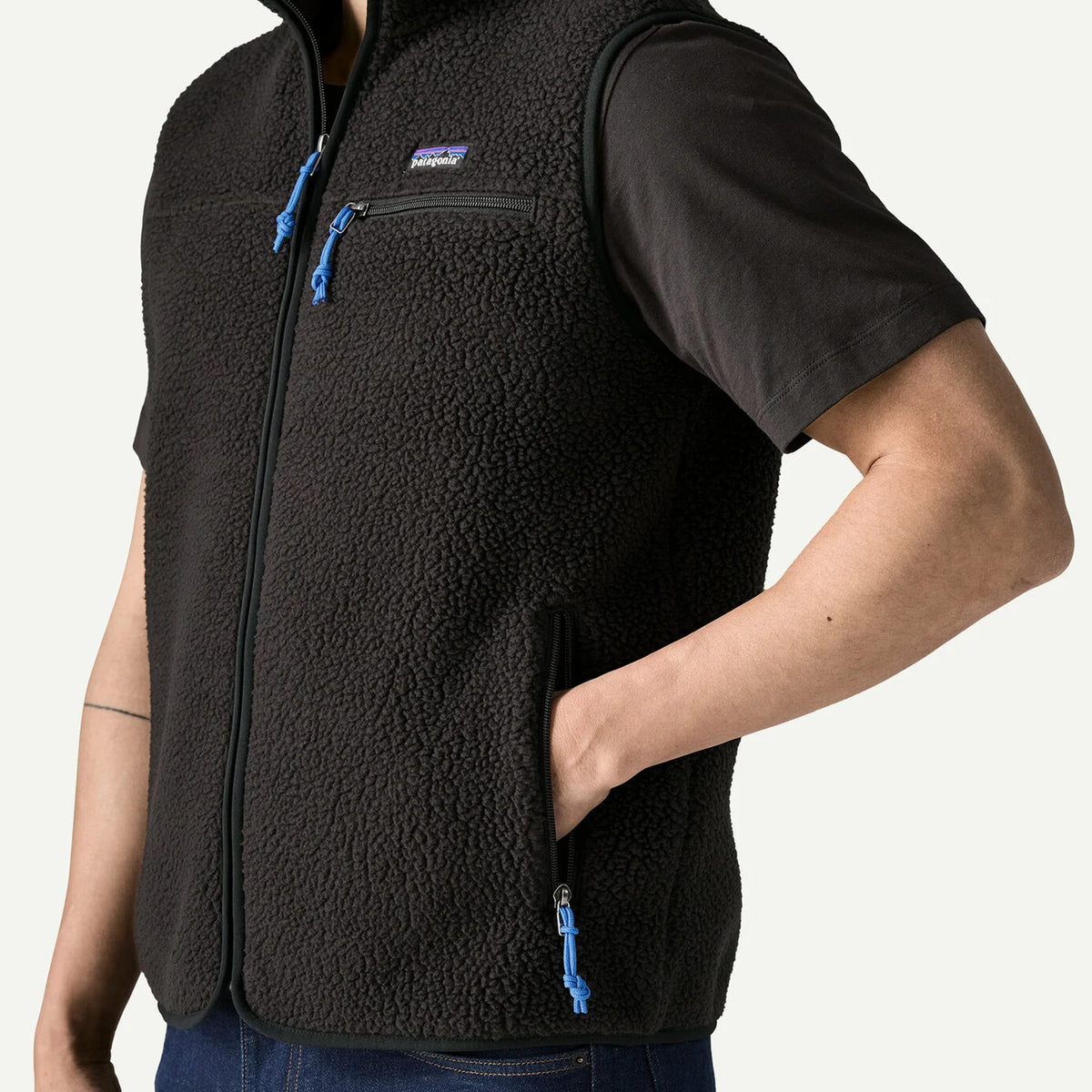 Patagonia Retro Pile Fleece Vest Black