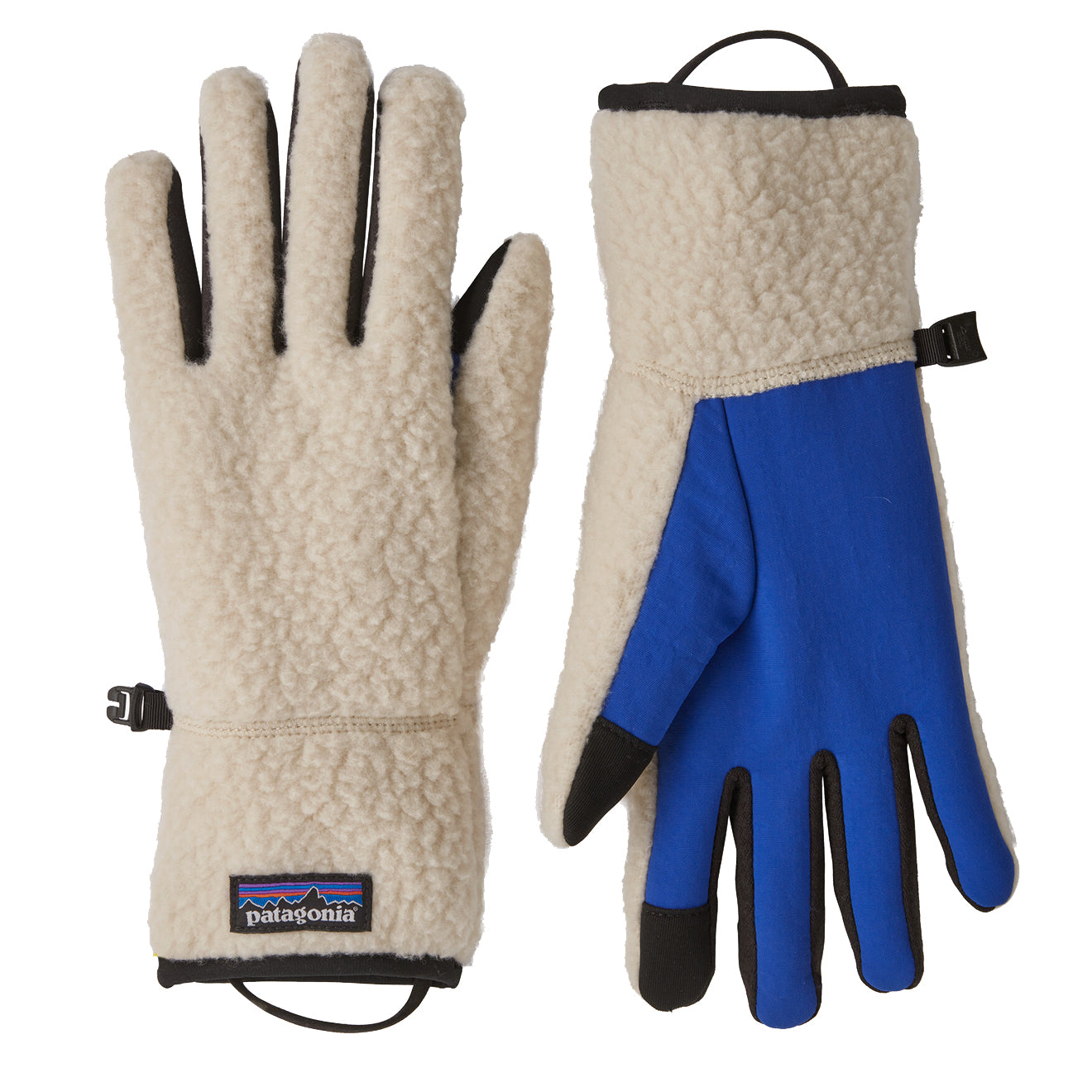 Patagonia Retro Pile Gloves Dark Natural - The Sporting Lodge