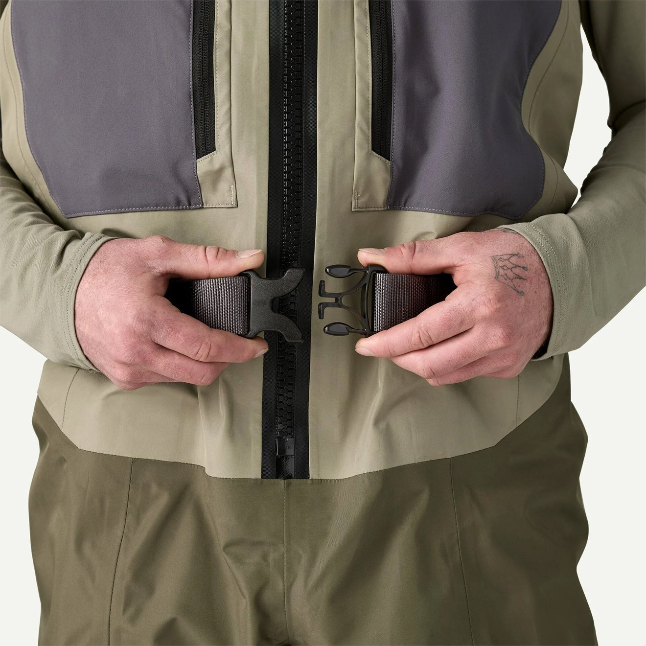 Patagonia Secure Stretch Wading Belt Basin Green - The Sporting Lodge