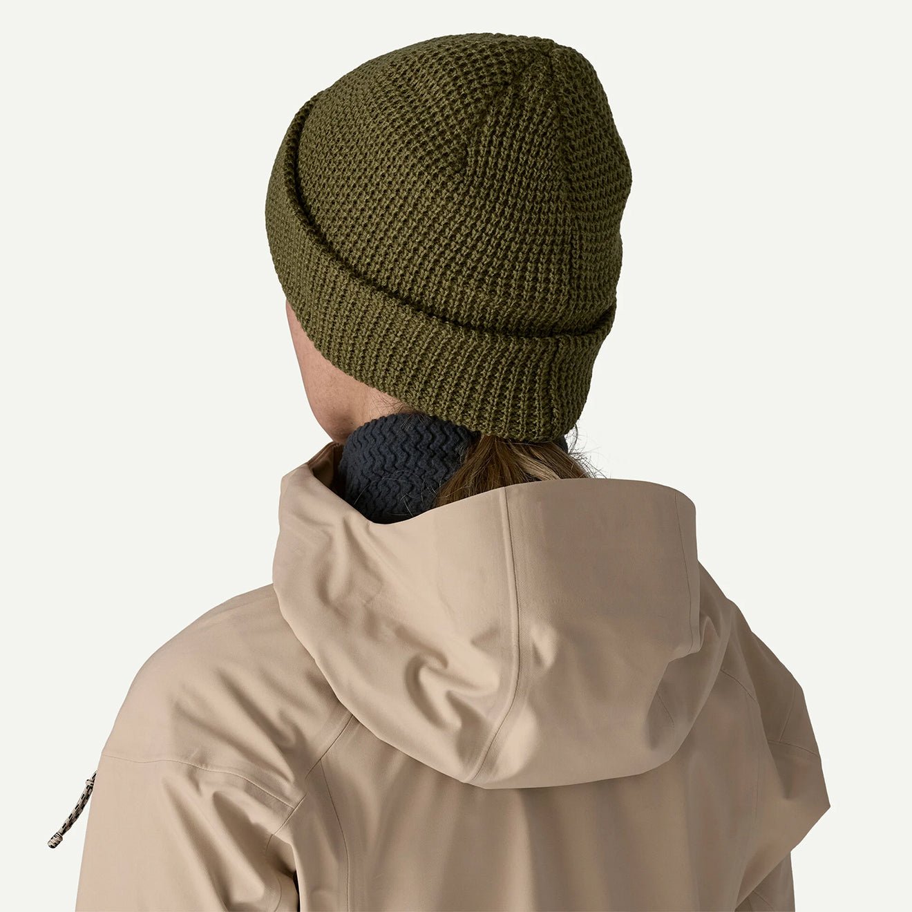 Patagonia SnowDrifter Beanie Tent Green - The Sporting Lodge