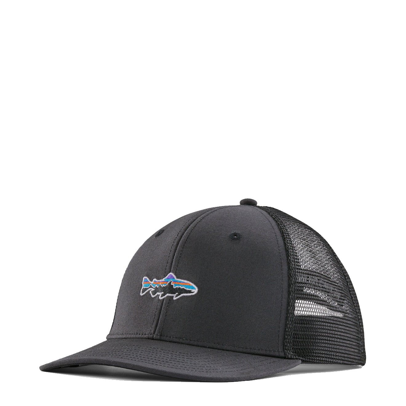 Patagonia Stand Up Trout Trucker Hat Ink Black - The Sporting Lodge