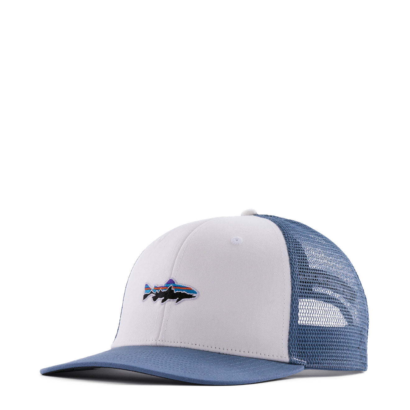 Patagonia Stand Up Trout Trucker Hat White - The Sporting Lodge