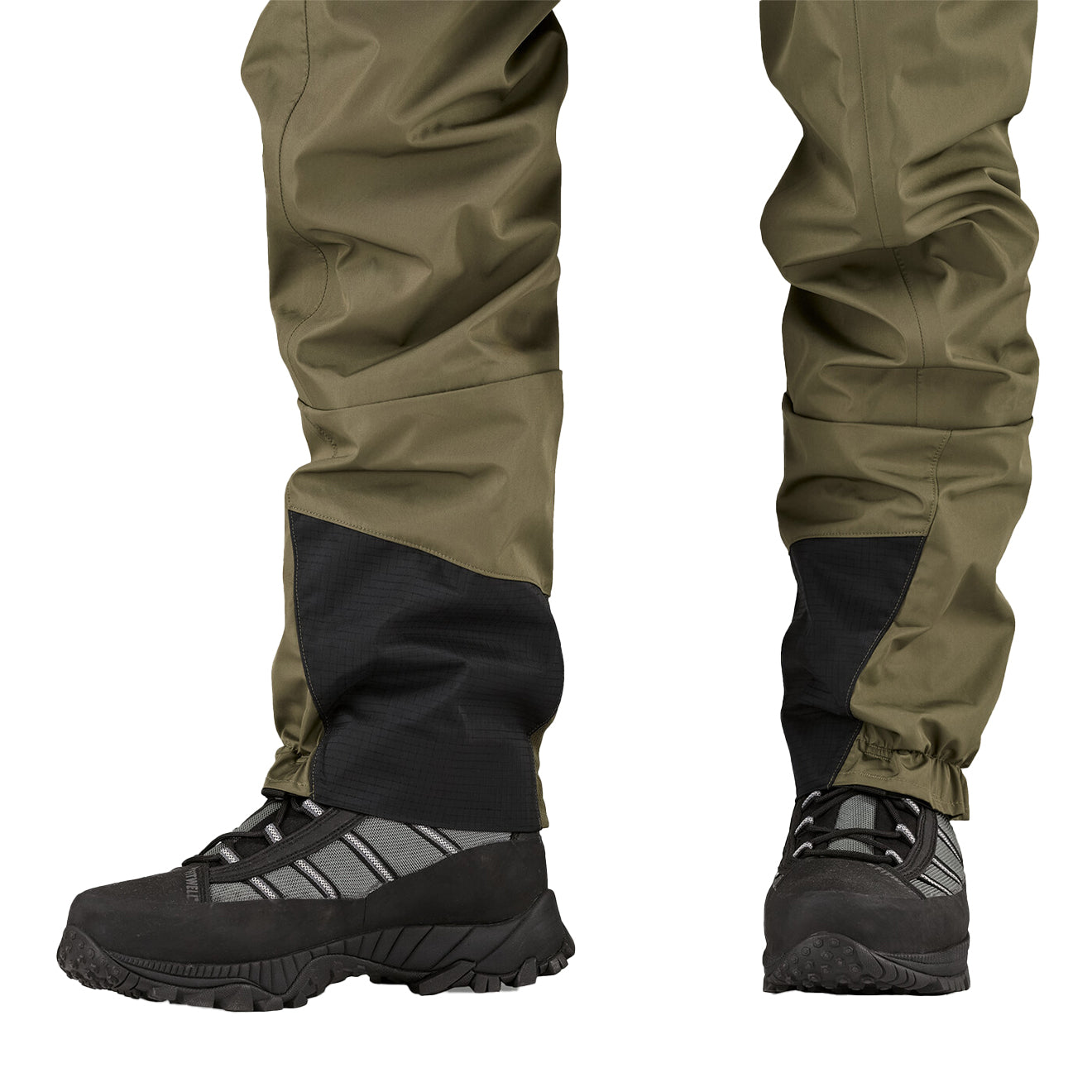 Patagonia Swiftcurrent Traverse Zip Front Waders River Rock Green - The Sporting Lodge