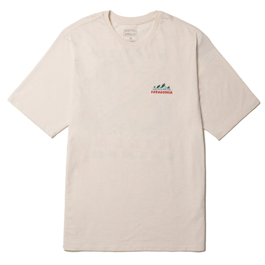 Patagonia Take a Stand Responsibili-Tee Dammin' Kills / Birch White - The Sporting Lodge