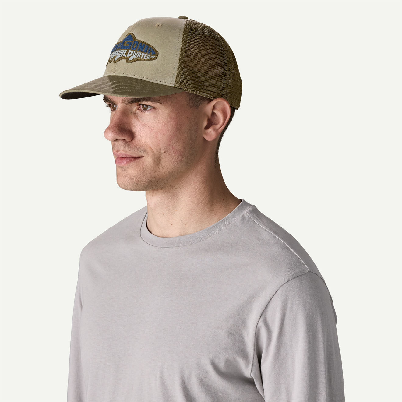 Patagonia Take a Stand Trucker Hat Wild Waterline / River Rock Green - The Sporting Lodge