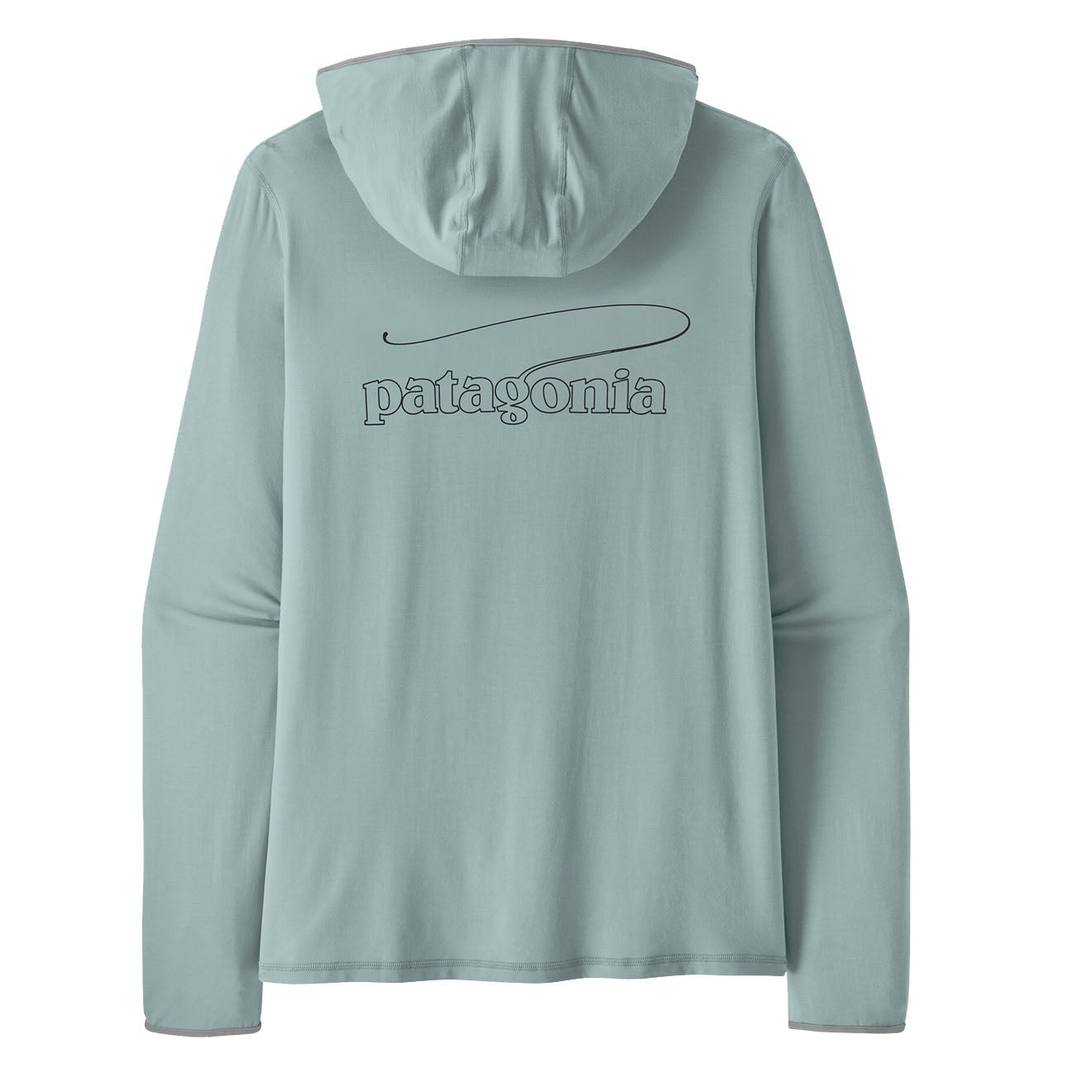 Patagonia Tropic Comfort Natural Graphic Hoody Casting Logo / Thermal Blue - The Sporting Lodge