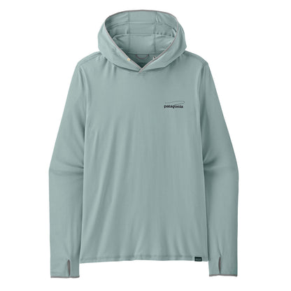 Patagonia Tropic Comfort Natural Graphic Hoody Casting Logo / Thermal Blue - The Sporting Lodge