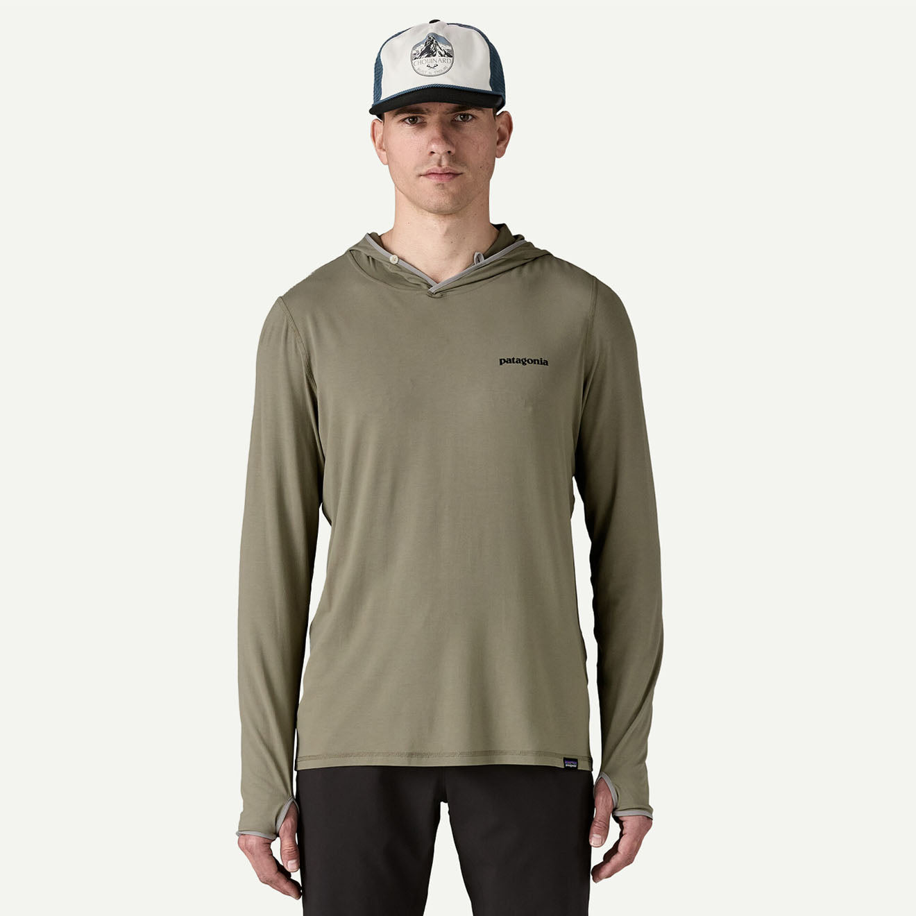 Patagonia Tropic Comfort Natural Graphic Hoody Fitz Roy Trout / River Rock Green - The Sporting Lodge