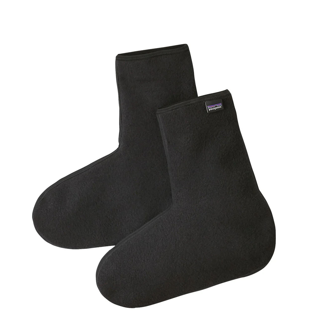 Patagonia Winter Weight Fleece Oversocks Black - The Sporting Lodge