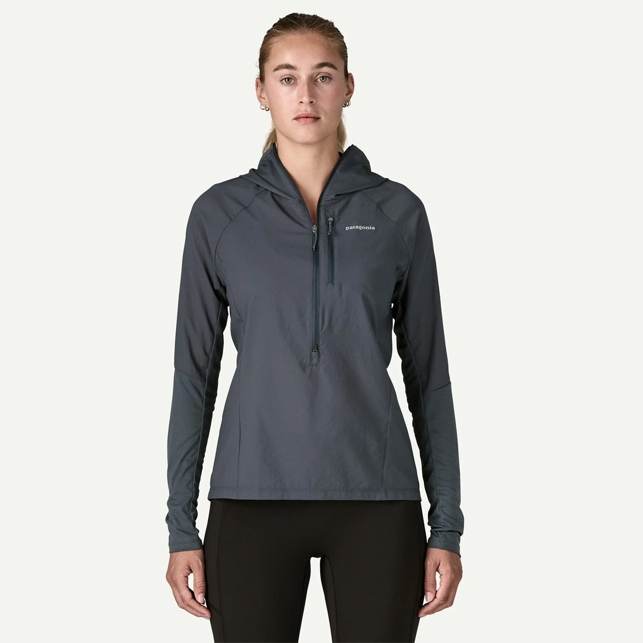 Patagonia Womens Airshed Pro Pullover Smolder Blue