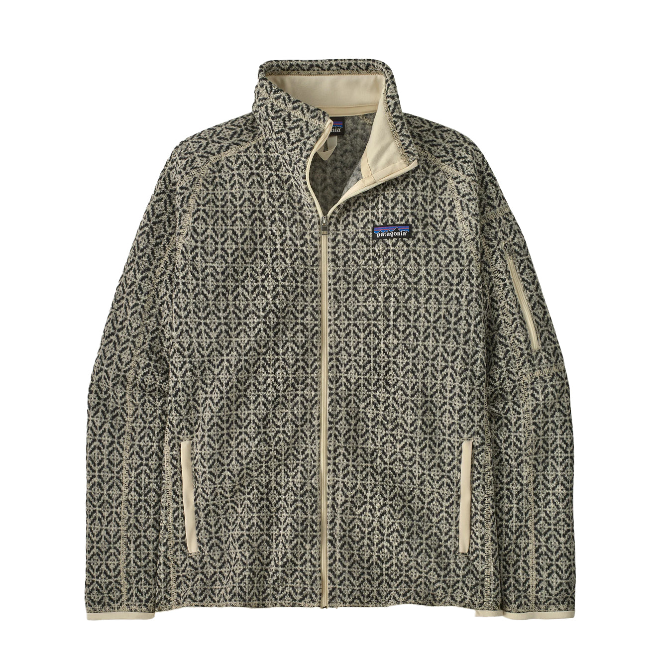 Patagonia Womens Better Sweater Fleece Jacket Scales Natural