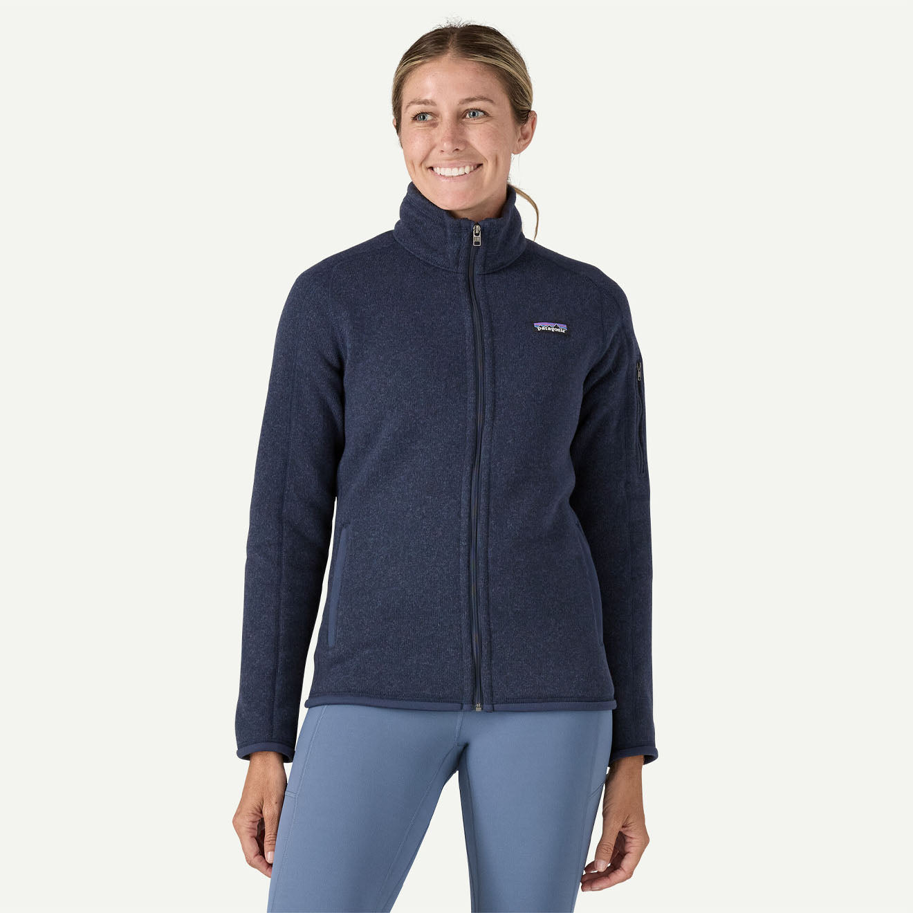 Patagonia Womens Better Sweater Jacket New Navy - The Sporting Lodge