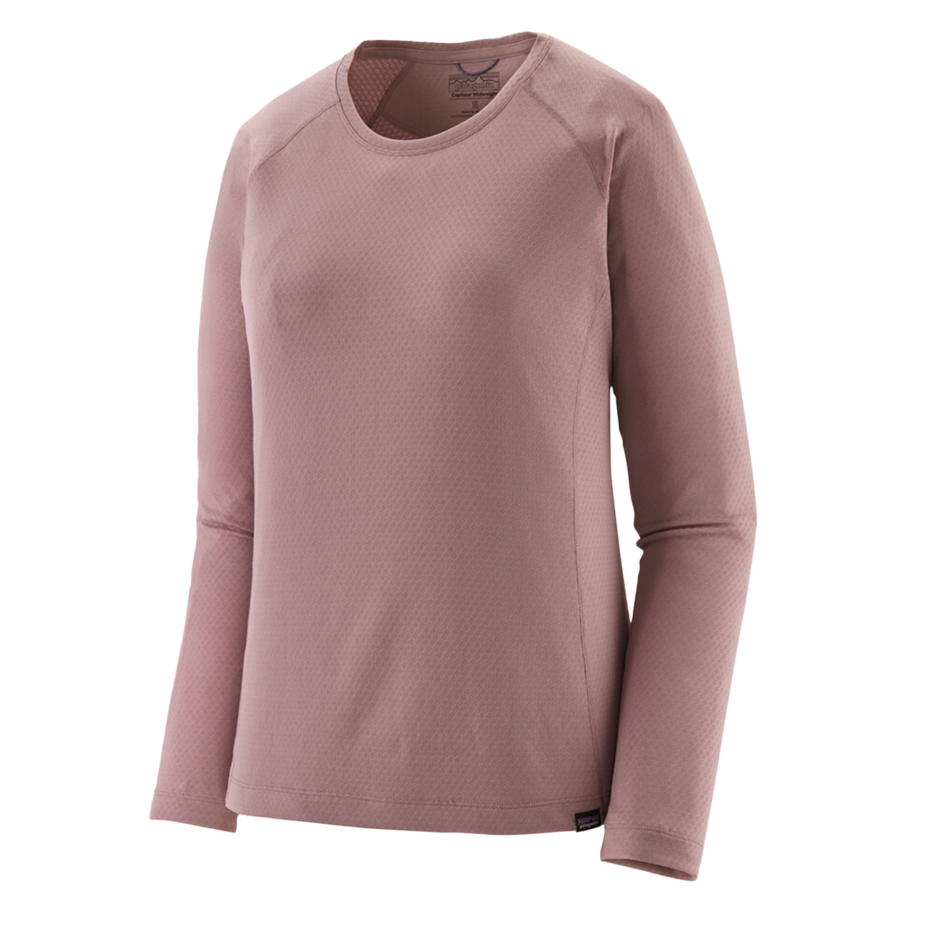 Patagonia Womens Cap Midweight Crew Stormy Mauve - The Sporting Lodge