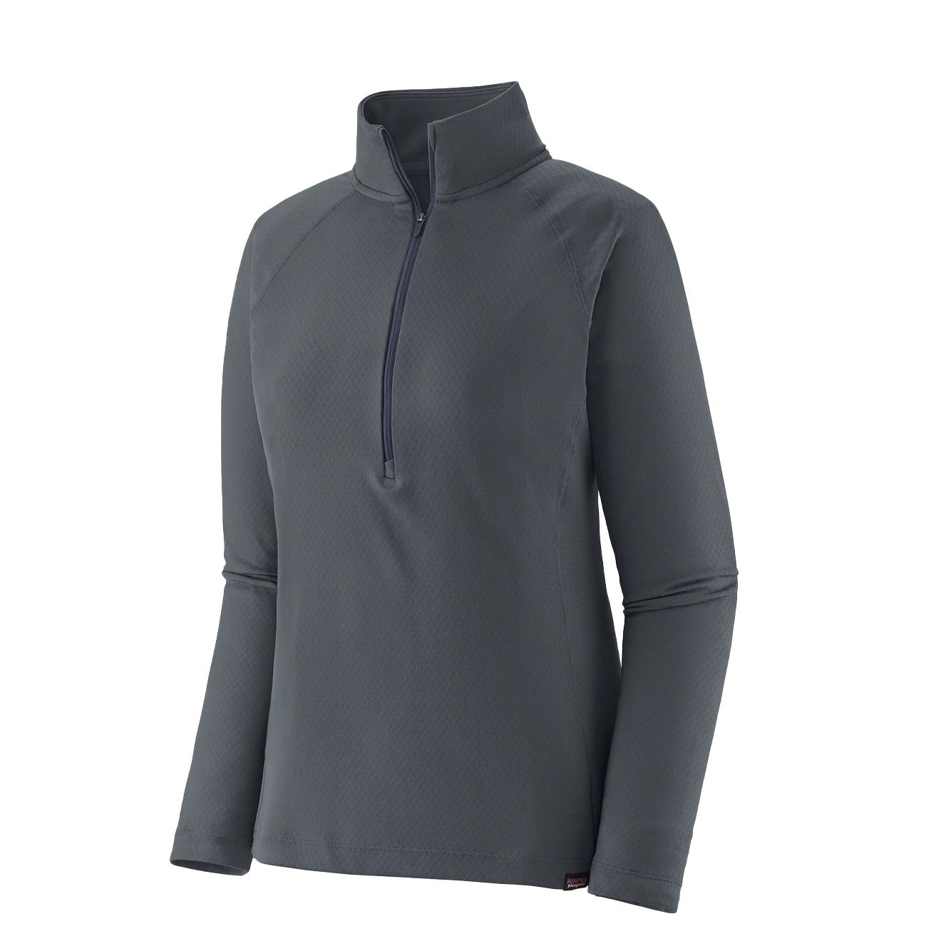 Patagonia Womens Cap Midweight Zip Neck Smolder Blue